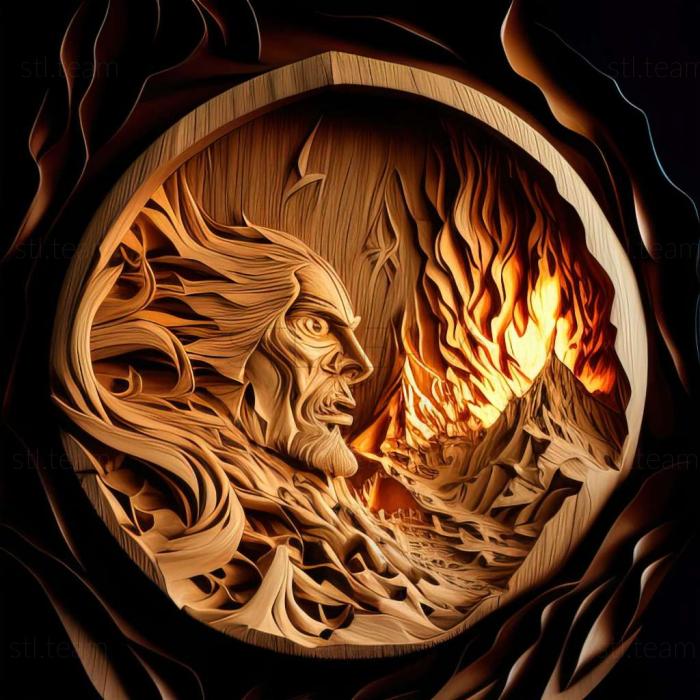 3D модель Нос навколо гори Dainose Burning Spirit (STL)